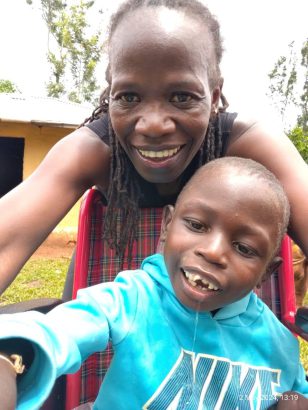 Patricia mit Clinton: ich möchte den Selfie Knopf drücken